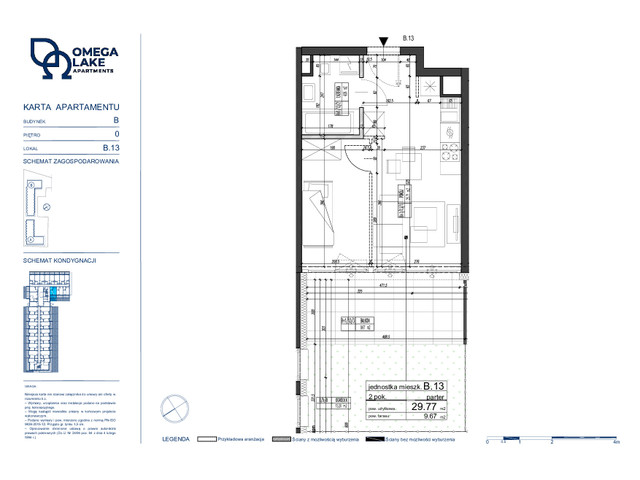 Mieszkanie w inwestycji Omega Lake Apartments, symbol B.0.13 » nportal.pl