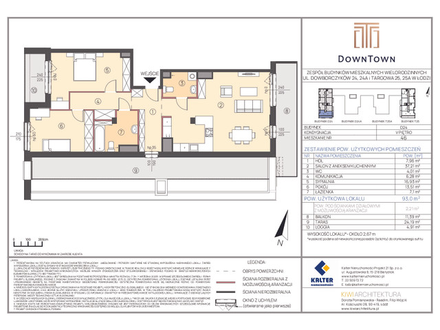 Mieszkanie w inwestycji DownTown, symbol D24_46 » nportal.pl