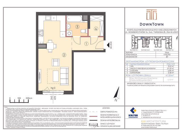 Mieszkanie w inwestycji DownTown, symbol D24A_37 » nportal.pl