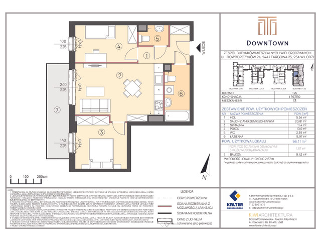 Mieszkanie w inwestycji DownTown, symbol T25_13 » nportal.pl