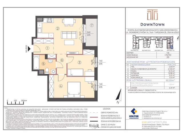 Mieszkanie w inwestycji DownTown, symbol T25_20 » nportal.pl