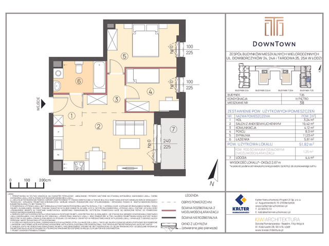 Mieszkanie w inwestycji DownTown, symbol T25_38 » nportal.pl