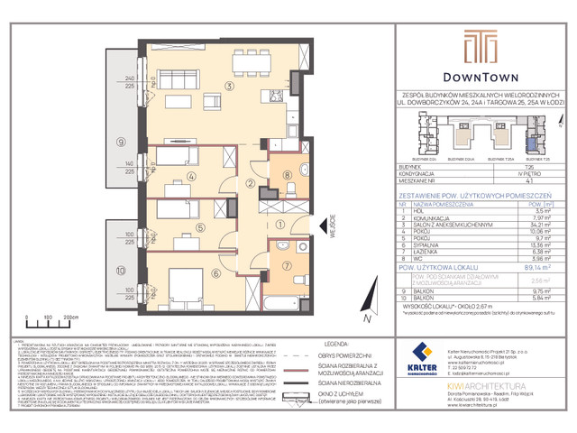 Mieszkanie w inwestycji DownTown, symbol T25_41 » nportal.pl