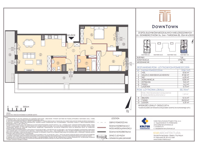 Mieszkanie w inwestycji DownTown, symbol T25_46 » nportal.pl