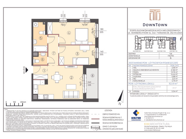 Mieszkanie w inwestycji DownTown, symbol T25_6 » nportal.pl