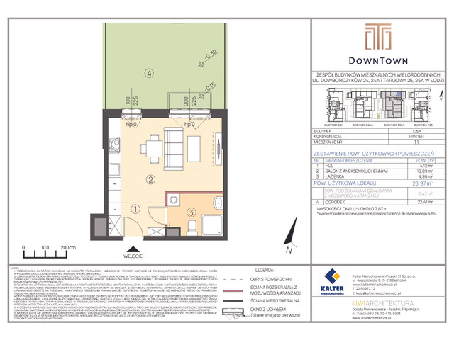 Mieszkanie w inwestycji DownTown, symbol T25A_11 » nportal.pl