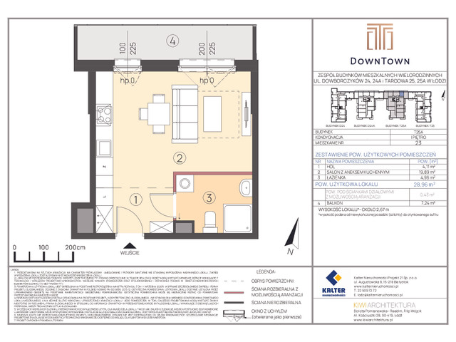 Mieszkanie w inwestycji DownTown, symbol T25A_23 » nportal.pl