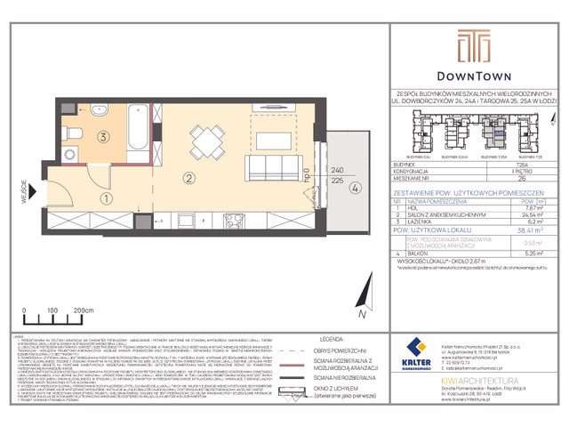 Mieszkanie w inwestycji DownTown, symbol T25A_26 » nportal.pl