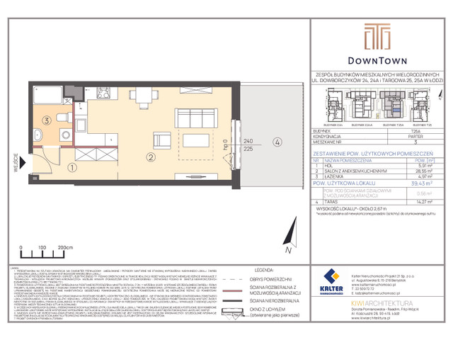 Mieszkanie w inwestycji DownTown, symbol T25A_3 » nportal.pl