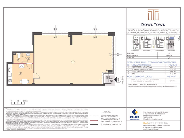 Komercyjne w inwestycji DownTown, budynek Rezerwacja, symbol T25_U1 » nportal.pl