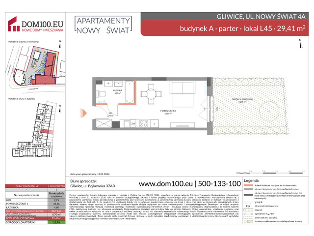 Komercyjne w inwestycji Apartamenty Nowy Świat, symbol L45 » nportal.pl