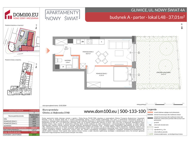 Komercyjne w inwestycji Apartamenty Nowy Świat, symbol L48 » nportal.pl