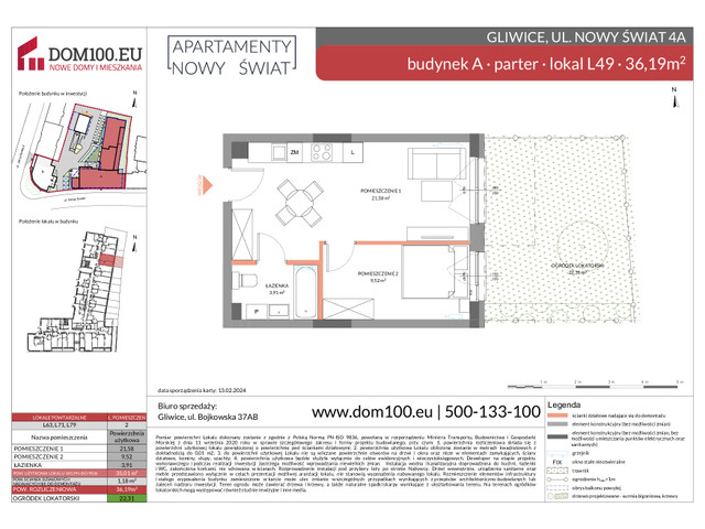 Komercyjne w inwestycji Apartamenty Nowy Świat, symbol L49 » nportal.pl