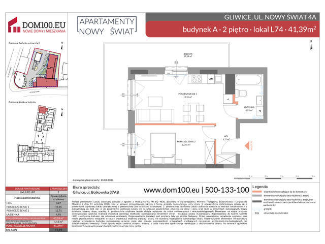 Komercyjne w inwestycji Apartamenty Nowy Świat, symbol L74 » nportal.pl