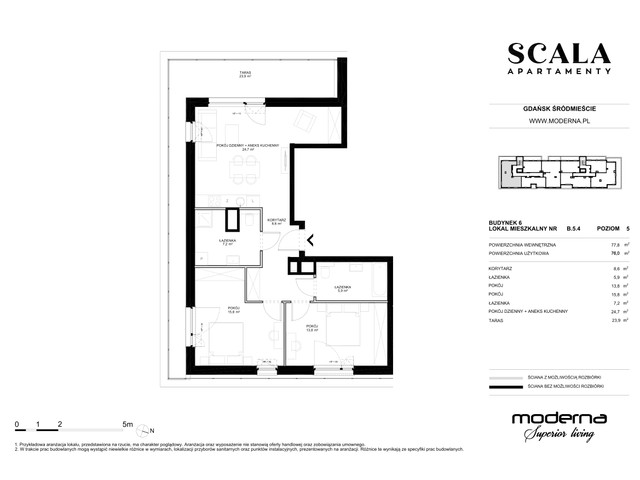 Mieszkanie w inwestycji Apartamenty Scala, symbol 6-B.5.4 » nportal.pl