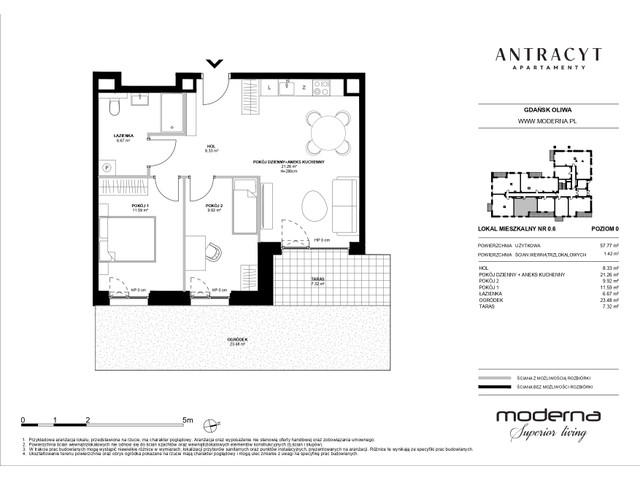 Mieszkanie w inwestycji Antracyt Apartamenty, symbol 0.6 » nportal.pl