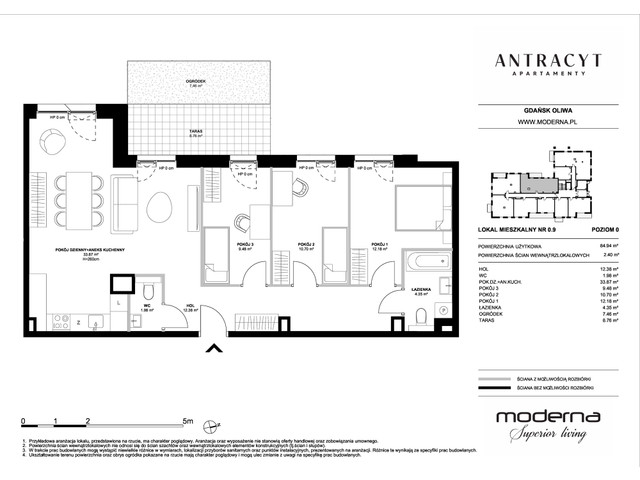 Mieszkanie w inwestycji Antracyt Apartamenty, symbol 0.9 » nportal.pl