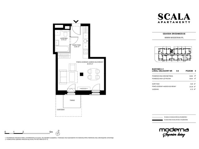 Mieszkanie w inwestycji Apartamenty Scala, symbol 2.1-0.6 » nportal.pl