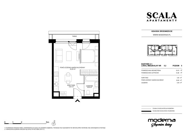 Mieszkanie w inwestycji Apartamenty Scala, symbol 2.1-5.2 » nportal.pl