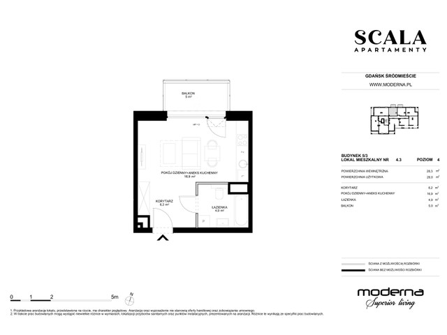 Mieszkanie w inwestycji Apartamenty Scala, symbol 5.3-4.3 » nportal.pl