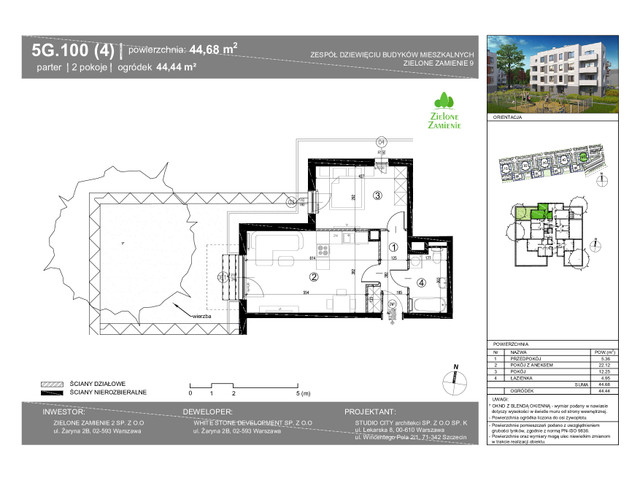 Mieszkanie w inwestycji Zielone Zamienie Etap IX, symbol 5G.4 » nportal.pl