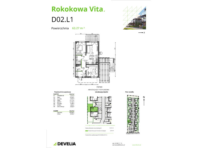 Mieszkanie w inwestycji Rokokowa Vita, symbol D02.L1 » nportal.pl