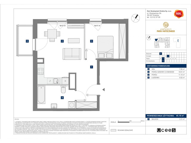 Mieszkanie w inwestycji Apartamenty Park Matecznego, symbol f-197785 » nportal.pl