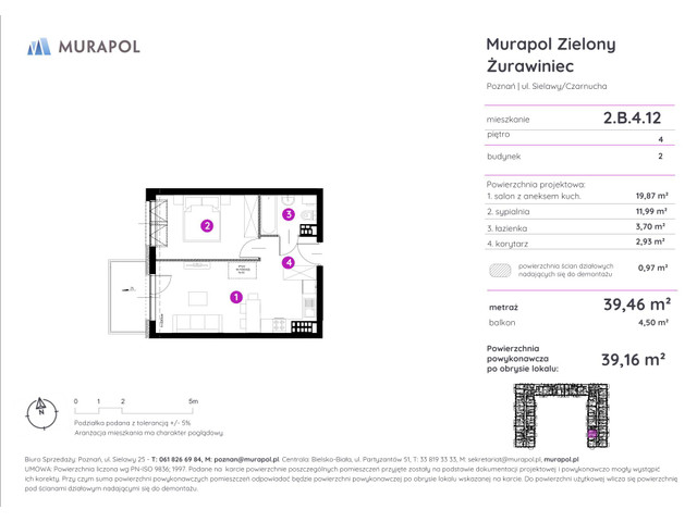 Mieszkanie w inwestycji Murapol Zielony Żurawiniec, symbol 2.B.4.12 » nportal.pl
