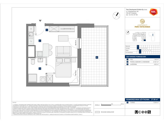 Mieszkanie w inwestycji Apartamenty Park Matecznego, symbol f-197715 » nportal.pl