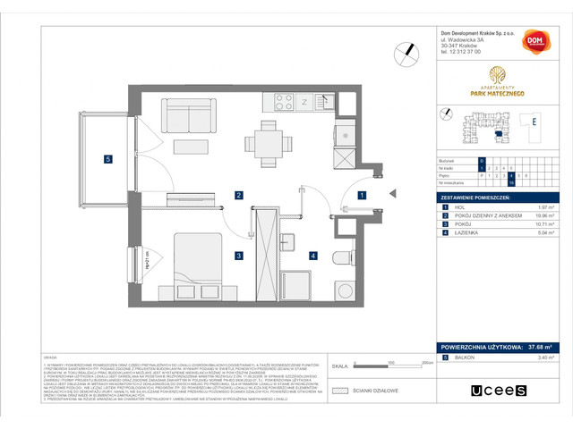 Mieszkanie w inwestycji Apartamenty Park Matecznego, symbol f-197729 » nportal.pl