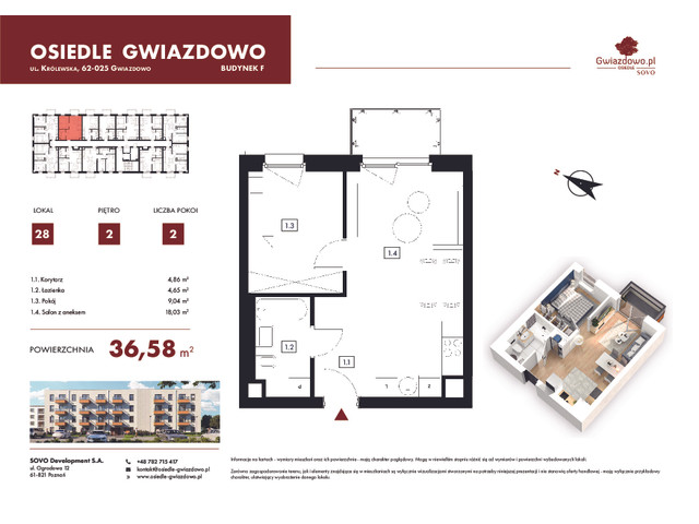 Mieszkanie w inwestycji Osiedle Gwiazdowo, symbol F28 » nportal.pl