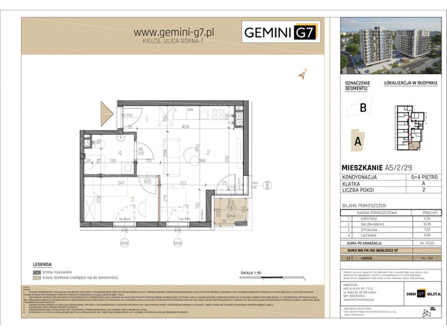 Mieszkanie w inwestycji GEMINI G7, symbol A5/2/29 » nportal.pl