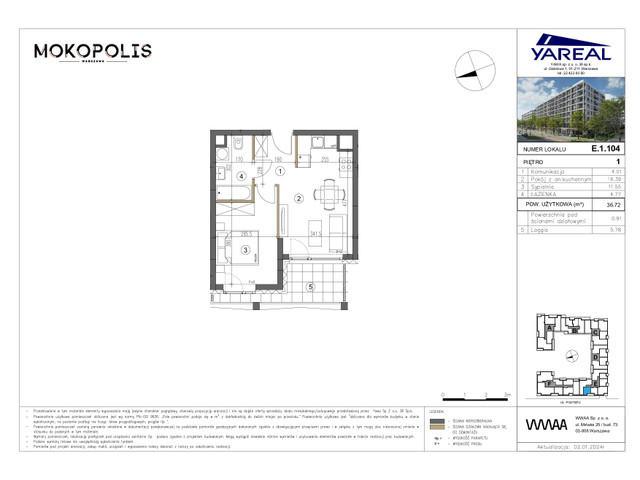 Mieszkanie w inwestycji MOKOPOLIS, symbol E.1.104 » nportal.pl