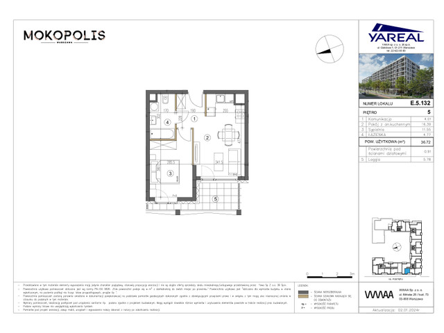 Mieszkanie w inwestycji MOKOPOLIS, symbol E.5.132 » nportal.pl