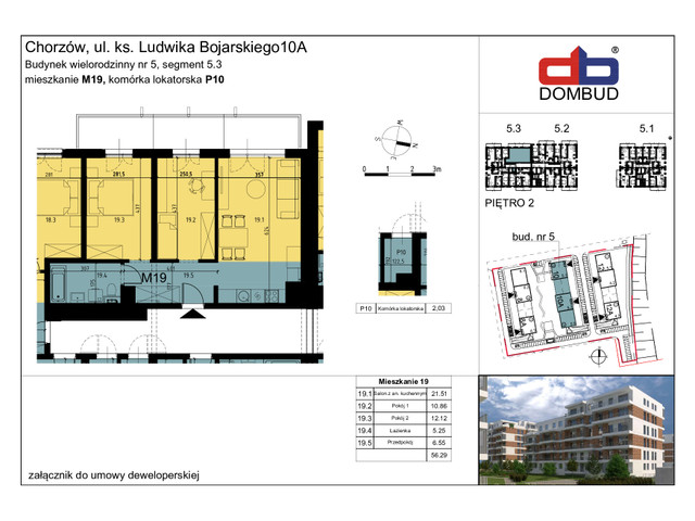 Mieszkanie w inwestycji Harmony Park II, symbol 5.3/19 » nportal.pl