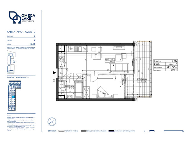 Mieszkanie w inwestycji Omega Lake Apartments, symbol B.2.75 » nportal.pl