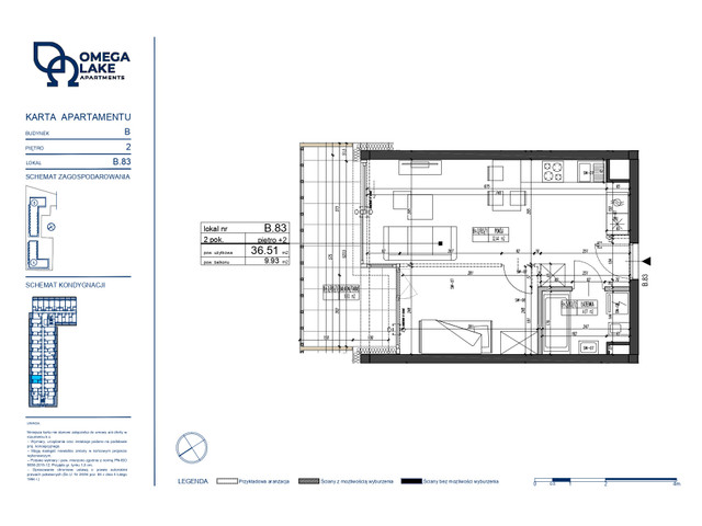 Mieszkanie w inwestycji Omega Lake Apartments, symbol B.2.83 » nportal.pl