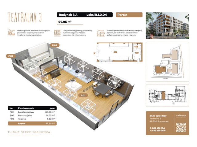 Komercyjne w inwestycji Teatralna 3, symbol BL04 » nportal.pl