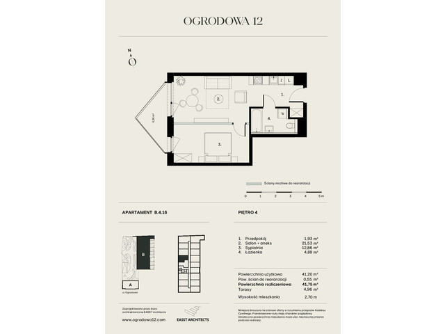 Mieszkanie w inwestycji Ogrodowa 12, symbol B/4/16 » nportal.pl