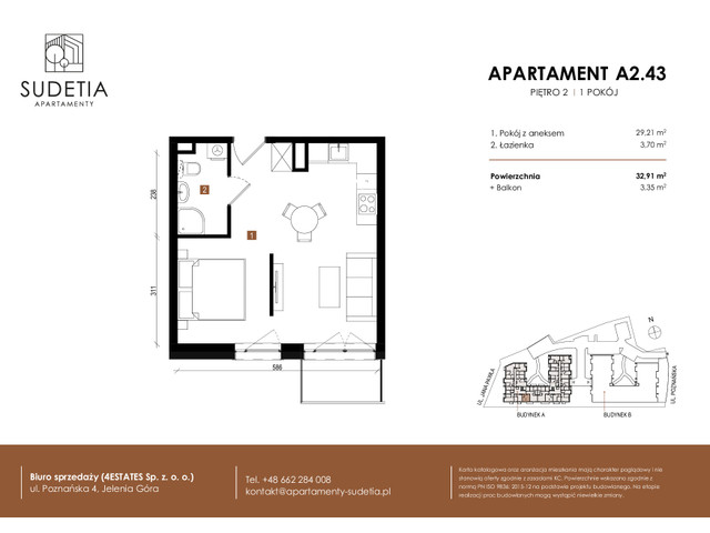 Mieszkanie w inwestycji APARTAMENTY SUDETIA, symbol A2.43 » nportal.pl