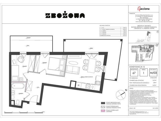 Mieszkanie w inwestycji ZBOŻOWA, symbol 67-67.3 » nportal.pl