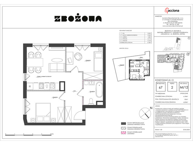 Mieszkanie w inwestycji ZBOŻOWA, symbol 67-67.12 » nportal.pl