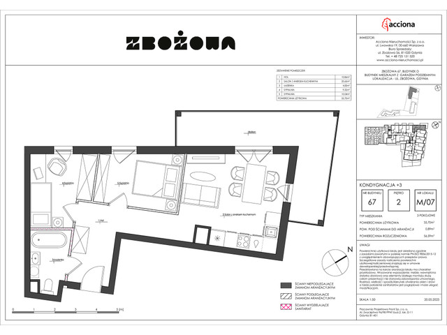Mieszkanie w inwestycji ZBOŻOWA, symbol 67-67.7 » nportal.pl
