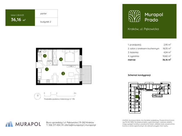 Mieszkanie w inwestycji Murapol Prado, symbol 2.B.0.03 » nportal.pl