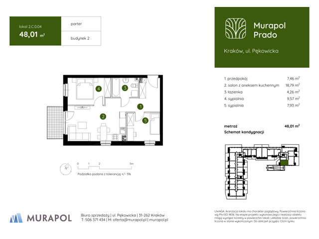 Mieszkanie w inwestycji Murapol Prado, symbol 2.C.0.04 » nportal.pl