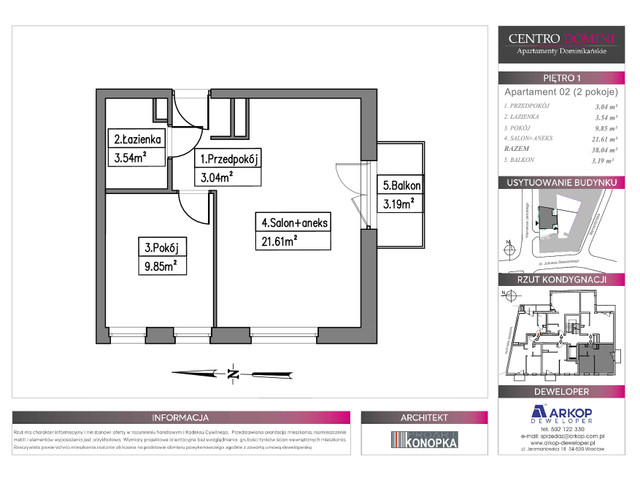 Mieszkanie w inwestycji CENTRO DOMINI, symbol 2 » nportal.pl