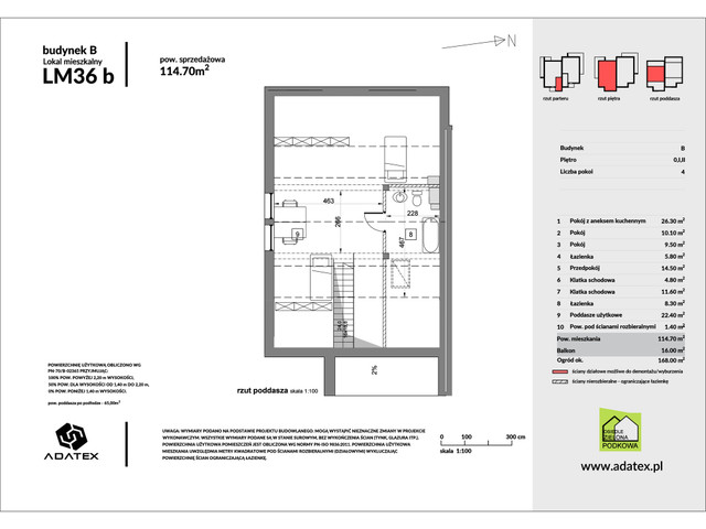 Mieszkanie w inwestycji Zielona Podkowa, symbol 36B-36/b » nportal.pl