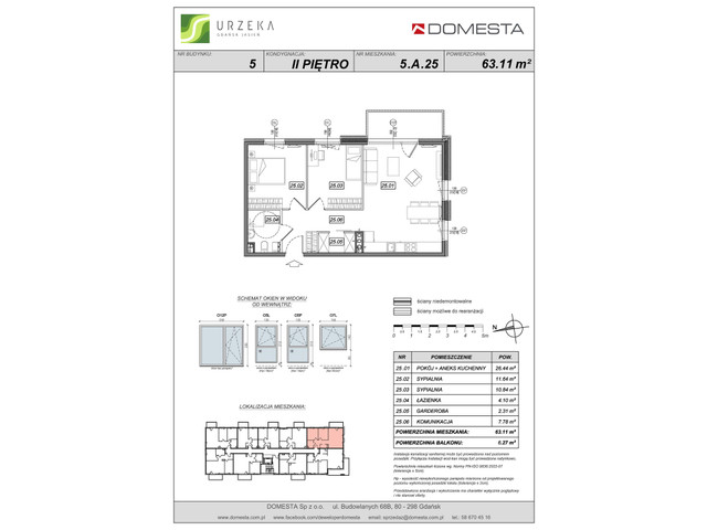 Mieszkanie w inwestycji Urzeka, symbol 5-5.A.25 » nportal.pl