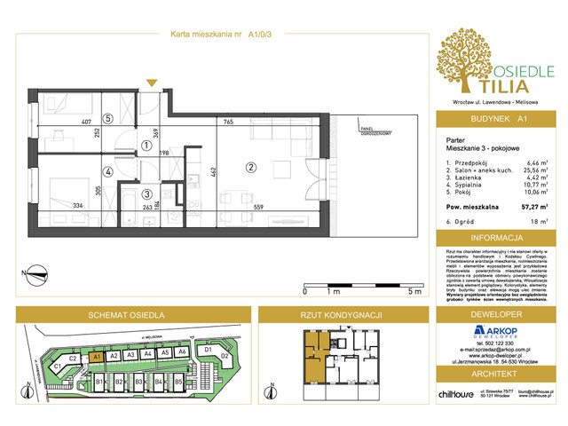 Mieszkanie w inwestycji Osiedle Tilia, symbol A1-A1/0/3 » nportal.pl