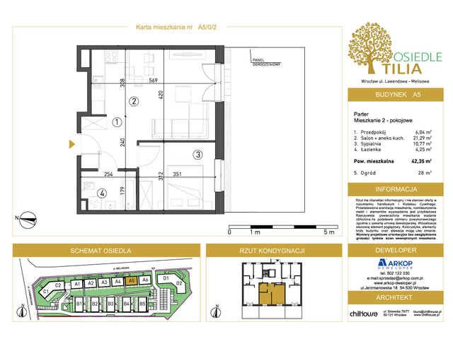 Mieszkanie w inwestycji Osiedle Tilia, symbol A5-A5/0/2 » nportal.pl